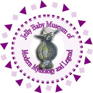 Jelly Baby based on the Yoda Jedi from star Wars