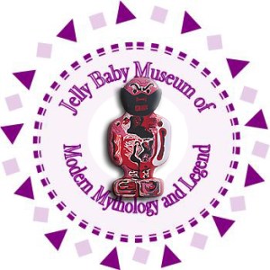 Jelly baby based on the Hannibal Lector character.