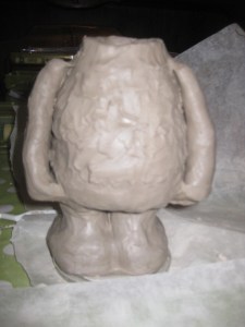 unfinshed clay body
