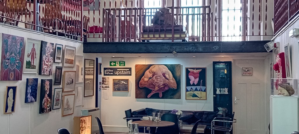 wide shot of gallery