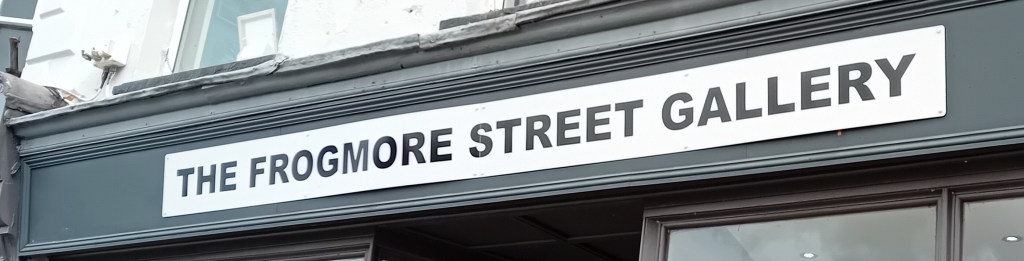 frogmore street gallery sign